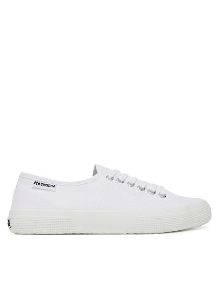 Superga Tenisówki S7151EW Biały. Białe trampki i tenisówki damskie Superga, bez wzorów, z materiału, bez zapięcia. Za 139.99 zł.