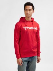Bluza z kapturem Hummel Go 2.0 Logo. Niebieskie bluzy damskie Hummel, xs, bez wzorów, z bawełny, z kapturem. Za 164.85 zł.