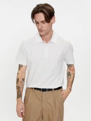 Baldessarini Polo B4 10044/000/5190 Biały Regular Fit. Białe koszulki polo męskie Baldessarini, m, bez wzorów, z bawełny, bez ramiączek. Za 219.99 zł.
