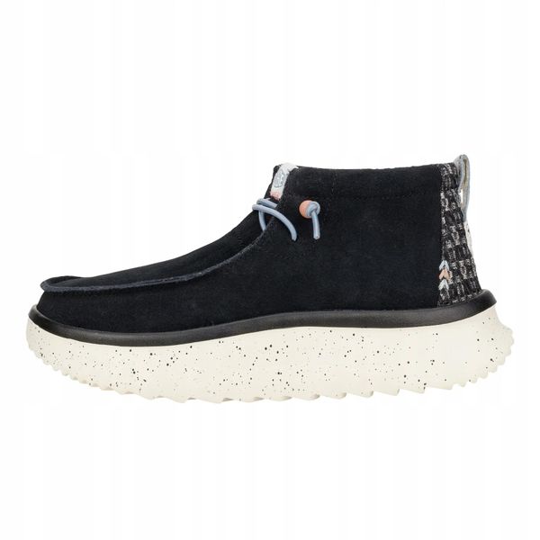 HEYDUDE Damskie Botki Wendy Peak Hi. Czarne botki damskie Hey dude, z materiału, bez obcasa, bez zapięcia. Za 419.00 zł.