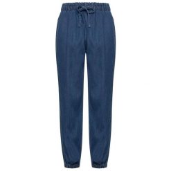 Spodnie Deha Jogger Z Lyocell Denim Damskie. Niebieskie spodnie materiałowe damskie Deha, m, bez wzorów, z bawełny. Za 415.99 zł.