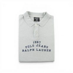 Second life - Koszulka polo męska Polo Ralph Lauren krótki rękaw - Stan dobry. Szare koszulki polo męskie Ralph Lauren, l, bez wzorów, z tkaniny, klasyczne, bez ramiączek. Za 106.46 zł.