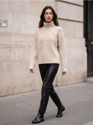 Sweter z domieszką wełny - Inny. Swetry damskie Sinsay, l, bez wzorów, z wełny, bez kołnierzyka, bez ramiączek, bez kaptura. Za 59.99 zł.