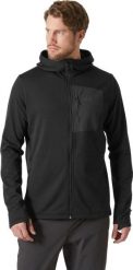 Bluza z kapturem Helly Hansen Versalite Fleece. Czarne bluzy męskie Helly Hansen, l, bez wzorów, z elastanu, z kapturem. Za 439.00 zł.