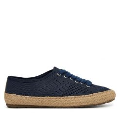 Espadryle EMU Australia. Niebieskie espadryle damskie Emu Australia, bez wzorów, bez obcasa, bez zapięcia. Za 338.99 zł.