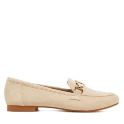 Loafersy DeeZee. Brązowe mokasyny damskie DeeZee. Za 99.99 zł.