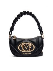 LOVE MOSCHINO Torebka JC4189PP0NLC0000 Czarny. Czarne torebki do ręki damskie Love Moschino, bez wzorów, ze skóry, bez dodatków. Za 649.99 zł.