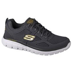 Buty sportowe Sneakersy męskie, Skechers Burns Agoura. Brązowe buty sportowe męskie Skechers, z materiału, bez zapięcia, trekkingowe. Za 199.99 zł.