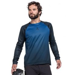 Longsleeve rowerowy męski Schöffel Koitere. Niebieskie bluzy męskie Schöffel, m, bez wzorów, bez kaptura. Za 359.99 zł.