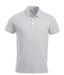 Clique Classic Lincoln S/S koszulka polo z bawełny, nowoczesny krój – ash. Szare koszulki polo męskie CLIQUE, s, bez wzorów, z bawełny, klasyczne, bez ramiączek. Za 121.19 zł.