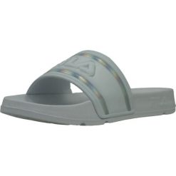 Klapki Fila Model Morro Bay Logo Kolor Biały. Białe klapki damskie Fila, bez wzorów, z materiału, eleganckie, bez obcasa. Za 89.00 zł.