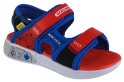 Sandały Skechers Model Game Kicks: Power Splash Kolor Niebieski. Czerwone sandały chłopięce Skechers, z materiału, bez zapięcia. Za 159.99 zł.
