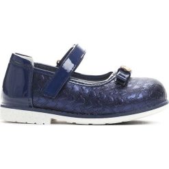 Granatowe Półbuty Tiny Missy. Niebieskie półbuty dziewczęce Born2be, z materiału. Za 49.99 zł.