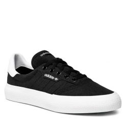 Tenisówki adidas. Czarne półbuty damskie Adidas, bez wzorów, bez zapięcia. Za 239.99 zł.