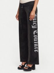 Juicy Couture Spodnie dresowe Old Gothic JCWBJ226334 Czarny Regular Fit. Czarne spodnie dresowe damskie Juicy Couture, l, bez wzorów, z dresówki. Za 339.99 zł.