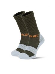 Reebok Skarpety długie R0552-SS24 (1-pack) Khaki. Brązowe skarpety damskie Reebok, bez wzorów, z syntetyku. Za 59.99 zł.