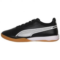 Buty piłkarskie męskie Puma King Match IT M. Białe buty sportowe męskie Puma, z gumy, bez zapięcia, do piłki nożnej. Za 179.99 zł.