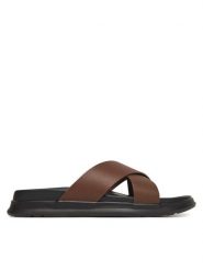 Tommy Hilfiger Klapki D Density Hilfiger Lth Cc Sand FM0FM05358 Brązowy. Brązowe klapki męskie Tommy Hilfiger, ze skóry. Za 239.99 zł.
