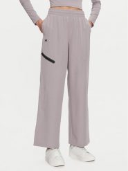 Under Armour Spodnie materiałowe Unstoppable 1388857 Szary Wide Leg. Szare spodnie materiałowe damskie Under Armour, m, bez wzorów, z materiału. Za 279.99 zł.