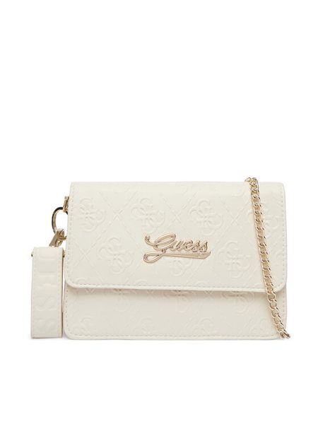 Guess Torebka J6RZ15 WGT10 Écru. Białe torby i plecaki dziecięce Guess, z aplikacjami, ze skóry, wizytowe, bez dodatków. Za 210.99 zł.