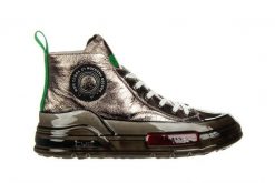 Trampki John Doubare CC2828 Silver 104216, Srebrny, Skóra naturalna - 44. Szare trampki męskie John Doubare, bez wzorów, z gumy, bez zapięcia. W wyprzedaży za 599.99 zł.