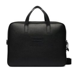 Aktówka Emporio Armani. Czarne plecaki damskie Emporio Armani, bez wzorów. Za 1,919.99 zł.