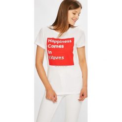 Only - Top Kita. Szare topy damskie Only, z krótkim rękawem. W wyprzedaży za 39.90 zł.