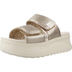 Sandały HEY DUDE DELRAY SLIDE CLASSIC Złoty. Żółte klapki damskie PRO BRANDS, bez wzorów, z syntetyku, bez obcasa. Za 318.41 zł.