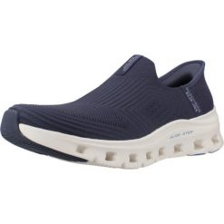 Buty SKECHERS GLIDE STEP PRO SLIP-INS Niebieski. Niebieskie trampki i tenisówki damskie Skechers, bez wzorów, sportowe, bez zapięcia. Za 359.99 zł.