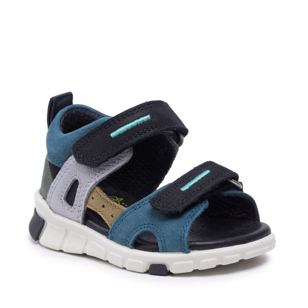 Sandały ECCO. Niebieskie sandały chłopięce ecco, bez zapięcia. Za 379.99 zł.