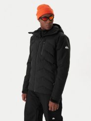 Quiksilver Kurtka narciarska The Edge EQYTJ03504 Czarny Slim Fit. Czarne kurtki snowboardowe męskie Quiksilver, na zimę, l, bez wzorów, z syntetyku, narciarskie. Za 1,289.00 zł.