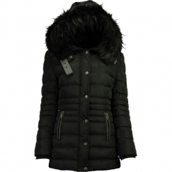 Parka "Dall" w kolorze czarnym. Czarne parki damskie Canadian Peak, z aplikacjami. W wyprzedaży za 409.95 zł.