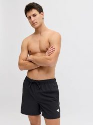Kąpielówki Męskie - Tropic Solid - Czarne. Czarne kąpielówki męskie Jack&Jones, m, bez wzorów, z materiału, na fitness i siłownię. Za 156.20 zł.