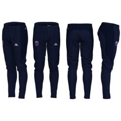 Spodnie treningowe Grenoble Arufinzip 7 2023/24. Niebieskie spodnie sportowe męskie Kappa, bez wzorów, z dresówki. Za 302.50 zł.