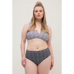 Damskie Majteczki bikini wysoki stan wzór w groszki. Czarne bikini damskie Ulla Popken, plus size, bez wzorów, plus size. Za 123.99 zł.