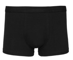 Bokserki Obcisłe, Czarne Gładkie, Jednokolorowe, Bawełniane, Majtki z Elastanem -ALTIES. Czarne bokserki męskie Alties, l, bez wzorów, z bawełny. Za 35.00 zł.
