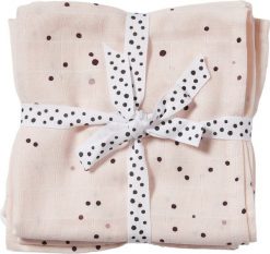 Otulacz Dreamy Dots 2 szt. różowy. Czerwone kocyki dla dzieci Done by deer. Za 99.00 zł.