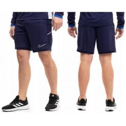 Spodenki treningowe męskie Nike Academy 25. Niebieskie szorty męskie Nike, m, bez wzorów, ze skóry. Za 71.00 zł.