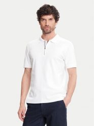 Pierre Cardin Polo C5 21455.2119 Biały Regular Fit. Białe koszulki polo męskie Pierre Cardin, l, bez wzorów, z bawełny, bez ramiączek. Za 259.99 zł.