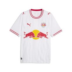 Męska koszulka domowa FC RB Salzburg 26/27 PUMA. Białe koszulki sportowe męskie Puma, m, bez wzorów, z materiału, bez kołnierzyka, bez ramiączek, do piłki nożnej. Za 429.00 zł.