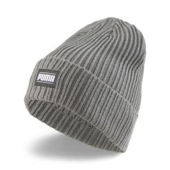 Fasola Puma Ribbed Classic Cuff Beanie, Dla obu płci. Białe czapki i kapelusze damskie Puma, na zimę, bez wzorów, sportowe. Za 59.99 zł.