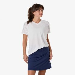 Koszulka → trening → damska → Swedemount → Core Training Tee → szybkoschnąca. Białe koszulki sportowe damskie SWEDEMOUNT, bez wzorów, z syntetyku, sportowe, bez kołnierzyka. Za 79.99 zł.