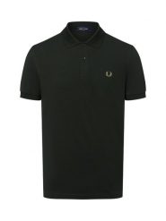 Fred Perry koszulka polo Mężczyźni Bawełna zielony, S. Zielone koszulki polo męskie Fred Perry, m, bez wzorów, z bawełny, eleganckie, bez ramiączek. Za 379.95 zł.