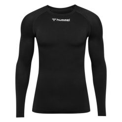 Koszulka z długim rękawem Hummel Comfort 2.0. Czarne koszulki sportowe męskie Hummel, m, bez wzorów, z poliamidu, bez kołnierzyka, bez ramiączek, do piłki ręcznej. Za 185.50 zł.