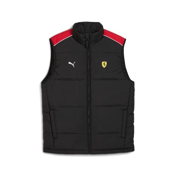 Kurtka puchowa Puma Ferrari MT7. Czarne kurtki męskie Puma, xl, bez wzorów, z puchu, street, bez kaptura. Za 463.80 zł.