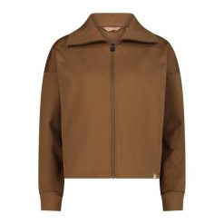 Kurtka damska z zamkiem z przodu CMP. Brązowe kurtki sportowe damskie CMP, bez wzorów, sportowe, bez kołnierzyka, bez ramiączek, bez kaptura. Za 304.50 zł.