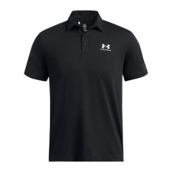 Polo Under Armour Icon. Białe koszulki polo męskie Under Armour, m, bez wzorów, bez kołnierzyka, bez ramiączek. Za 240.50 zł.