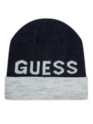 Guess Czapka I3BZ01 Z2QP0 Granatowy. Niebieskie buty zimowe chłopięce Guess, z aplikacjami, z materiału, bez zapięcia. Za 169.99 zł.