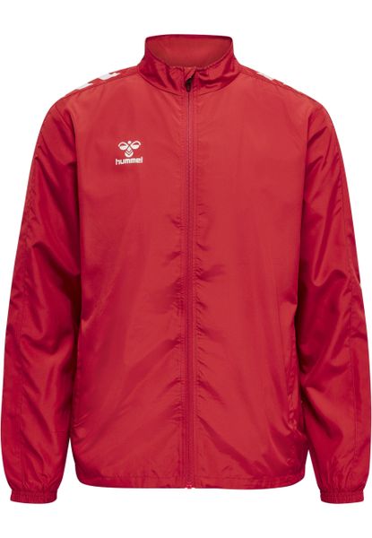 Kurtka Hummel Micro Zip. Czerwone kurtki damskie Hummel, s, bez wzorów, z materiału, bez kaptura. Za 212.45 zł.