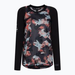Longsleeve rowerowy damski ION Scrub. Czarne koszulki sportowe damskie ION, bez wzorów, rowerowe. Za 209.99 zł.